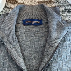 Mens Louis Vuitton Damier Signature Zip 